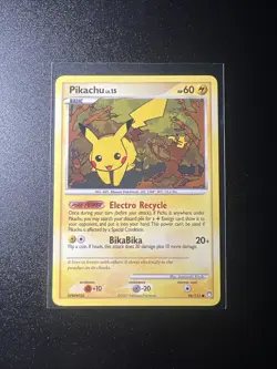 2007 Pokemon Diamond & Pearl Mysterious Treasures Pikachu #94/123 LP - Image 1
