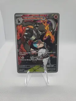 Team Rockets Houndoom IR 191/182 Scarlet and Violet Destined Rivals TCG Pokemon - Image 1