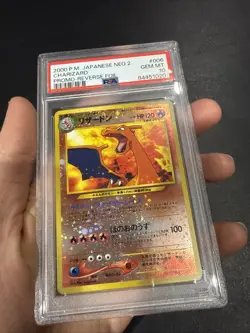CHARIZARD PROMO REVERSE FOIL NEO 2 JAPANESE 2000 POKEMON - PSA GEM MINT 10 - Image 4