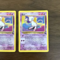 Pokemon TCG: 1999-2000 Vintage Rare -- Mew Promo #8 WOTC Black Star LP - Image 3