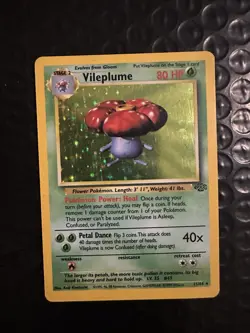 Pokemon TCG: Vileplume (15/64) - Jungle, Holo LP - Image 3