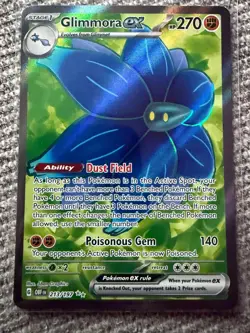 GLIMMORA EX 213/197 ULTRA RARE OBSIDIAN FLAMES POKEMON NM/M - Image 1