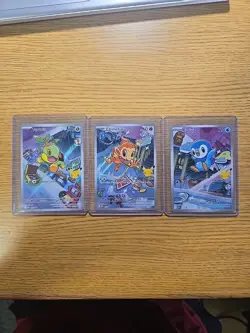 Pokemon First Partner Illustration Collection Series 1 Gen 4 Sinnoh Starters - Image 1