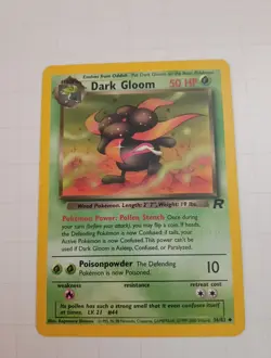 Pokemon Rocket Non-Holo Dark Gloom 36/82 LP - Image 1