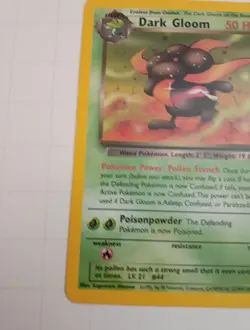 Pokemon Rocket Non-Holo Dark Gloom 36/82 LP - Image 2