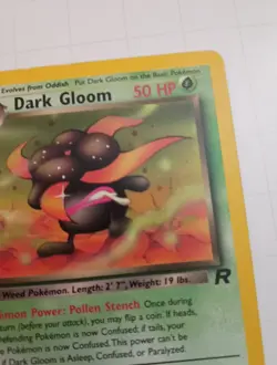 Pokemon Rocket Non-Holo Dark Gloom 36/82 LP - Image 4