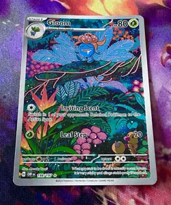 Pokemon Gloom 198/197 Obsidian Flames Illustration Rare Holo Near Mint Condition - Image 4