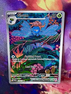 Pokemon Gloom 198/197 Obsidian Flames Illustration Rare Holo Near Mint Condition - Image 5