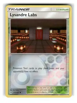 Lysandre Labs 111/131 Uncommon Forbidden Light Pokemon Reverse Holo Near Mint - Image 1