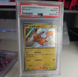 Pokemon Pikachu S 236/190 SV4A Baby Shiny Treasure PSA 10 ERROR PSA TITLE - Image 1
