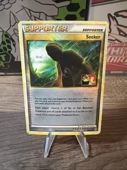 Pokemon TCG Seeker 88/102 League Promo Holo Rare Triumphant Trainer MP A - Image 1