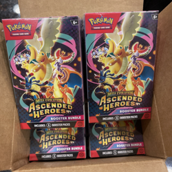 Pokemon TCG Ascended Heroes Booster Bundles. Lot of 4 **In Hand** Ready To Ship - Image 1
