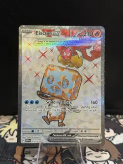 Pokemon TCG: SV03 Obsidian Flames - Eiscue ex UR 210/197 - NM+ - Image 1