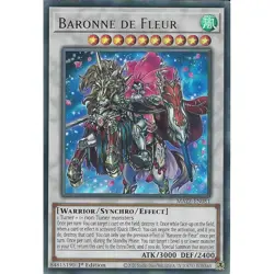 Yu-Gi-Oh Baronne de Fleur MAZE-EN051 Ultra Rare 1st Edition - Image 1