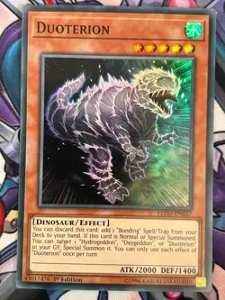 Duoterion LEDU-EN037 SUPER RARE FIRST EDITION YuGiOh Card - Image 1