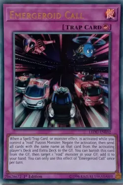LEDU-EN032 EMERGEROID CALL ULTRA RARE 1ST EDITION YuGiOh CARD - Image 1