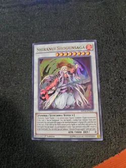 Yugioh! 1x Shiranui Shogunsaga - MP16-EN212 - Ultra Rare - 1st Edition - Image 1