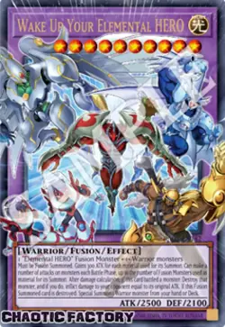 YUGIOH RA05-EN142 Wake Up Your Elemental HERO OVERFRAME Ultra Rare 1st Edition N - Image 1