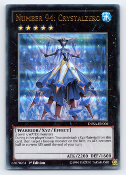 Number 94: Crystalzero - DUSA-EN006 - Ultra Rare - 1st Edition Yugioh - Image 1
