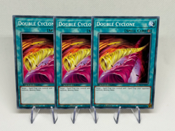 Double Cyclone SGX1-END15 Playset x3 1st Edition Near Mint YuGiOh - Image 1