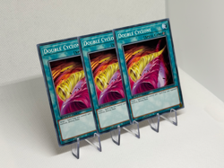 Double Cyclone SGX1-END15 Playset x3 1st Edition Near Mint YuGiOh - Image 2