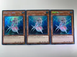 3 x Deep Sea Diva RA03-EN004 Secret Rare 1st Edition YuGiOh Playset - Image 1