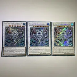 3 x BLTR-EN090 Icejade Gymir Aegirine Secret Rare 1st Edition YuGiOh Playset - Image 1