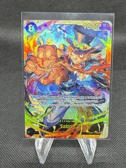Sabo OP07-118 SEC - One Piece TCG - English Card Near-Mint Secret Rare - Image 1