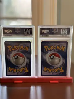 Sequential Shadowless Bulbasaur and Ivysaur PSA 9 Mint 30/102 44/102 Base Set - Image 2