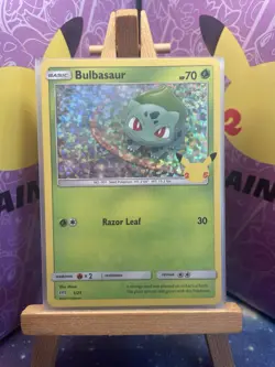 Pokemon TCG Bulbasaur McDonald's Promo Card 1/25 Holo 25th Anniversary 2021 - Image 1