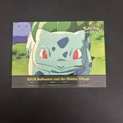 Pokemon Bulbasaur And The Hidden Village EP10 Topps 1998 Trading Card TCG - Image 1