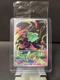 Bulbasaur 133/132 English Mega Evolution Stamped Full Art Promo SEALED - Image 1