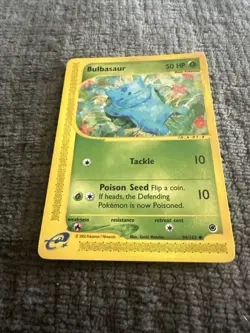 Pokemon Bulbasaur Card 94/165 Expedition Base Set, Non-Holo, 2002 E-Series - Image 2