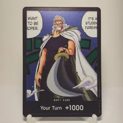 DON!! Card Silvers Rayleigh OP12 Legacy of the Master ONE PIECE Card English - Image 1