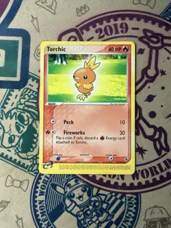 Torchic 73/109 EX RUBY & SAPPHIRE Pokemon E Reader Card Common - Image 3