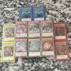 Konami Yu-Gi-Oh! TCG Binder Collection Dragon Divine-Beast God 12 Card Lot - Image 1