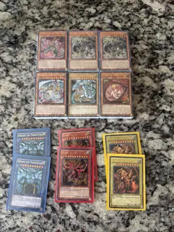 Konami Yu-Gi-Oh! TCG Binder Collection Dragon Divine-Beast God 12 Card Lot - Image 2