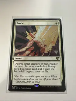 Magic: The Gathering Erode 015 Secrets of Strixhaven Rare Instant promo - Image 1