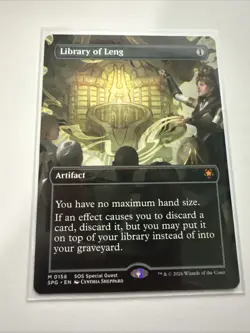Library of Leng - Special Guests - Secrets of Strixhaven - MtG - NM - Image 1