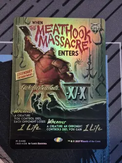 MTG - The Meathook Massacre *FOIL* (INR #486) Innistrad Remastered - NM - Poster - Image 1