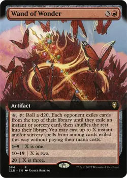 MTG Wand of Wonder (Extended Art) - 584 / English / Near Mint - Image 1
