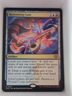 Resonating Lute - R SOS Secrets of Strixhaven 221 NM - Image 1
