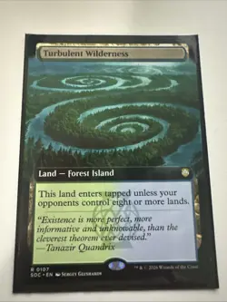 WotC Commander: Secrets of Strixhave Turbulent Wilderness (Extended Art) ( NM - Image 1
