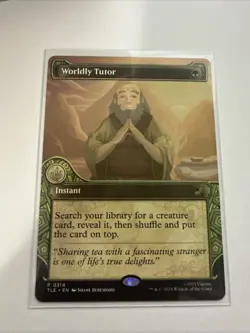 Worldly Tutor (Showcase) #314 NM Avatar: The Last Airbender: Eternal-Legal - Image 1