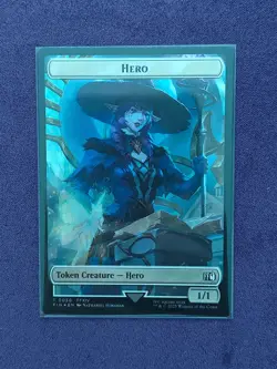 Hero #0030 - Wizard #0035 Surge Foil Token x1 - Final Fantasy XIV FIC - Image 1