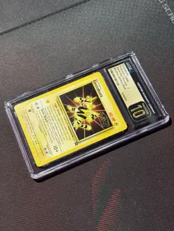 CGC Pristine 10 Electabuzz black Star Promo Mewtwo Strikes Back 1999 Pokemon - Image 3
