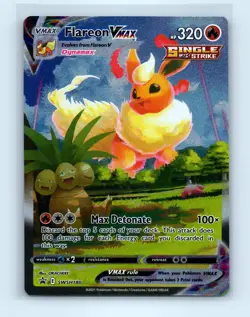 Pokemon tcg SWSH: Sword & Shield Promo Cards Flareon VMAX Near Mint or Better - Image 1