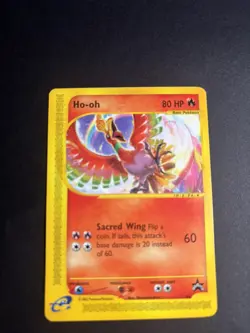 Ho-Oh #52 Promo Rare (2002) Pokemon League Black Star Promo WoTC e-Reader TCG - Image 4