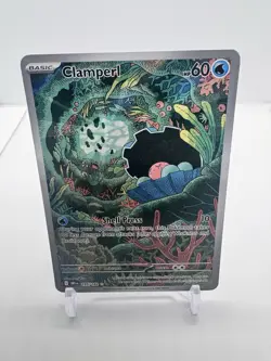 Pokemon TCG Clamperl Holo Illustration Destined Rivals 195/182 NM Condition - Image 1