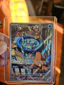 🔥🔥Squirtle 148/142 Illustration Rare Stellar Crown Pokemon NM PACK FRESH 🔥🔥 - Image 2